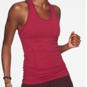 Athleta Red Racerback Tank Top Shirt